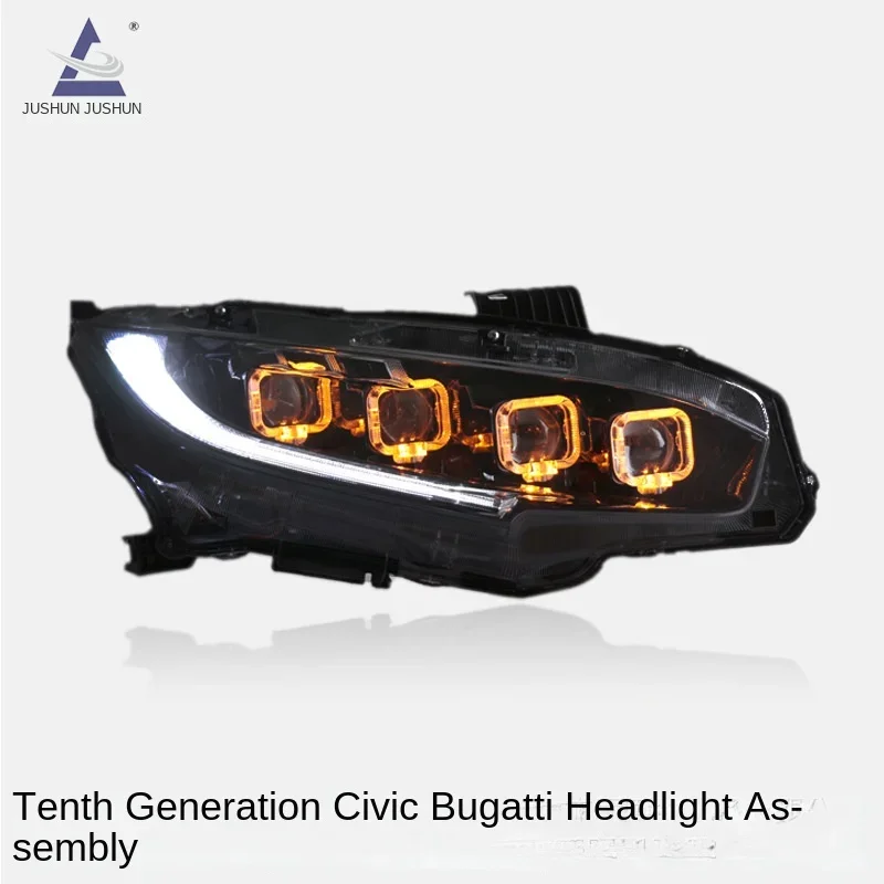 Подходит для Honda 10-го поколения Civic 16-21 модифицированная светодиодная линза