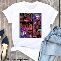 new unapologetically dope afro melanin print t shirt womens clothing fashion cool black girls magic tshirt femme harajuku shirt