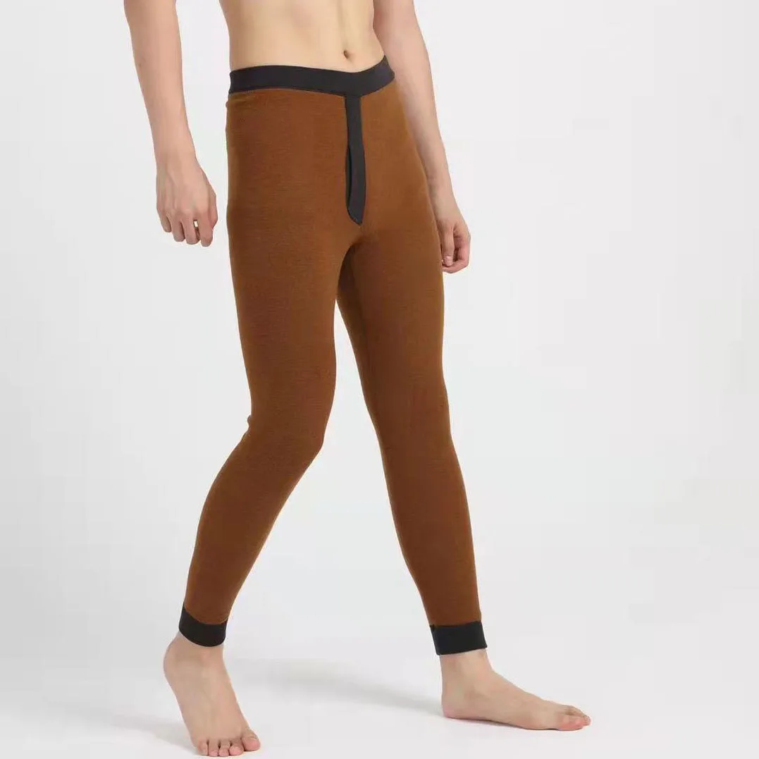 Winter Thickened Plush Camel Hair Trousers Men's and Women's Slim High Waist Thermal Pants Wool Pants Leggings Cotton Pants