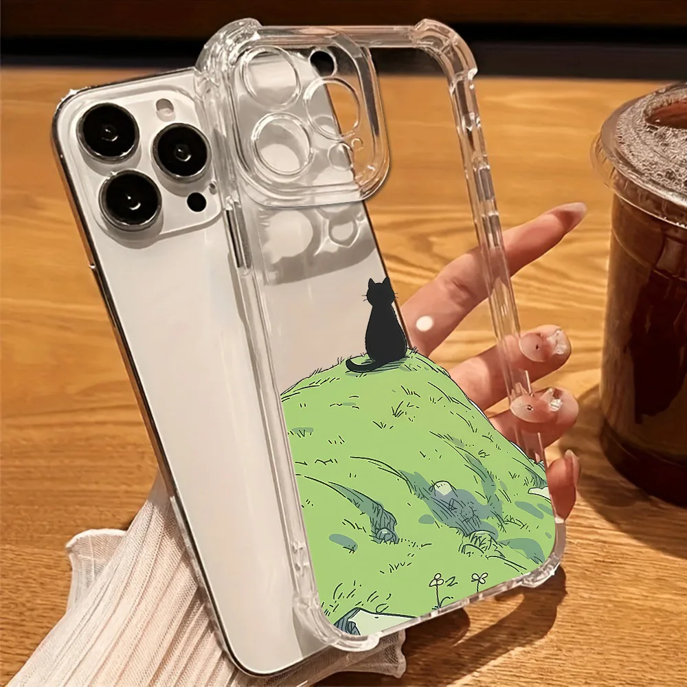 Для iPhone 17 16 15 14 13 12 11 Pro Xs Max Air 16e 7 8 6 6s Plus XR SE 2020 2022 Чехол Green Hill Силиконовый противоударный чехол (art.: 3920d2361104d) - 3920d2361104d