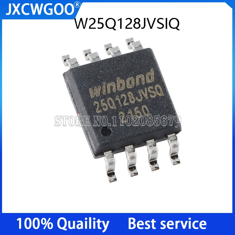 

10PCS W25Q128JVSIQ 25Q128JVSQ SOP-8 128MB flash memory chip New Original