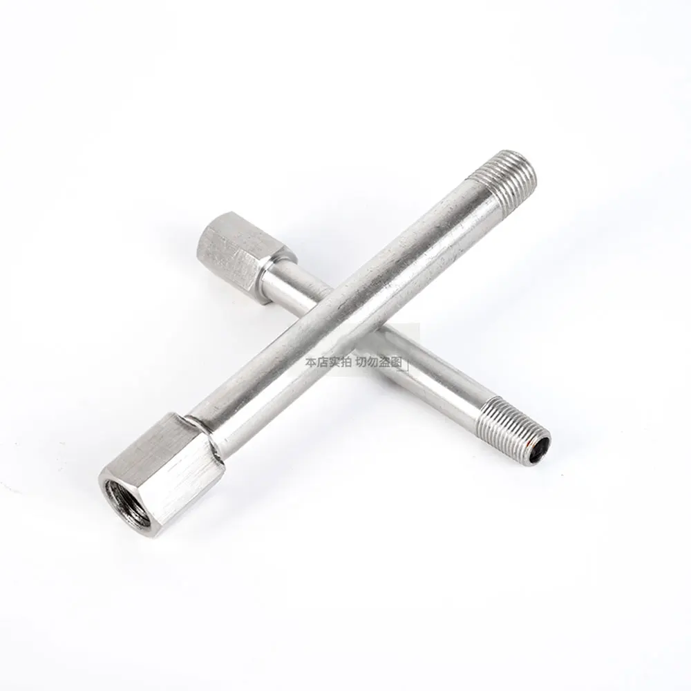 1/8&quot 1/4&quot BSPT Female To Male x 50/75/100/150mm Length 304 Stainless Steel Coupling Coupler Connector Water Gas Oil - купить по