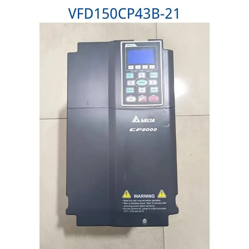 

Used frequency converter VFD150CP43B-21 15KW 380V functional test intact