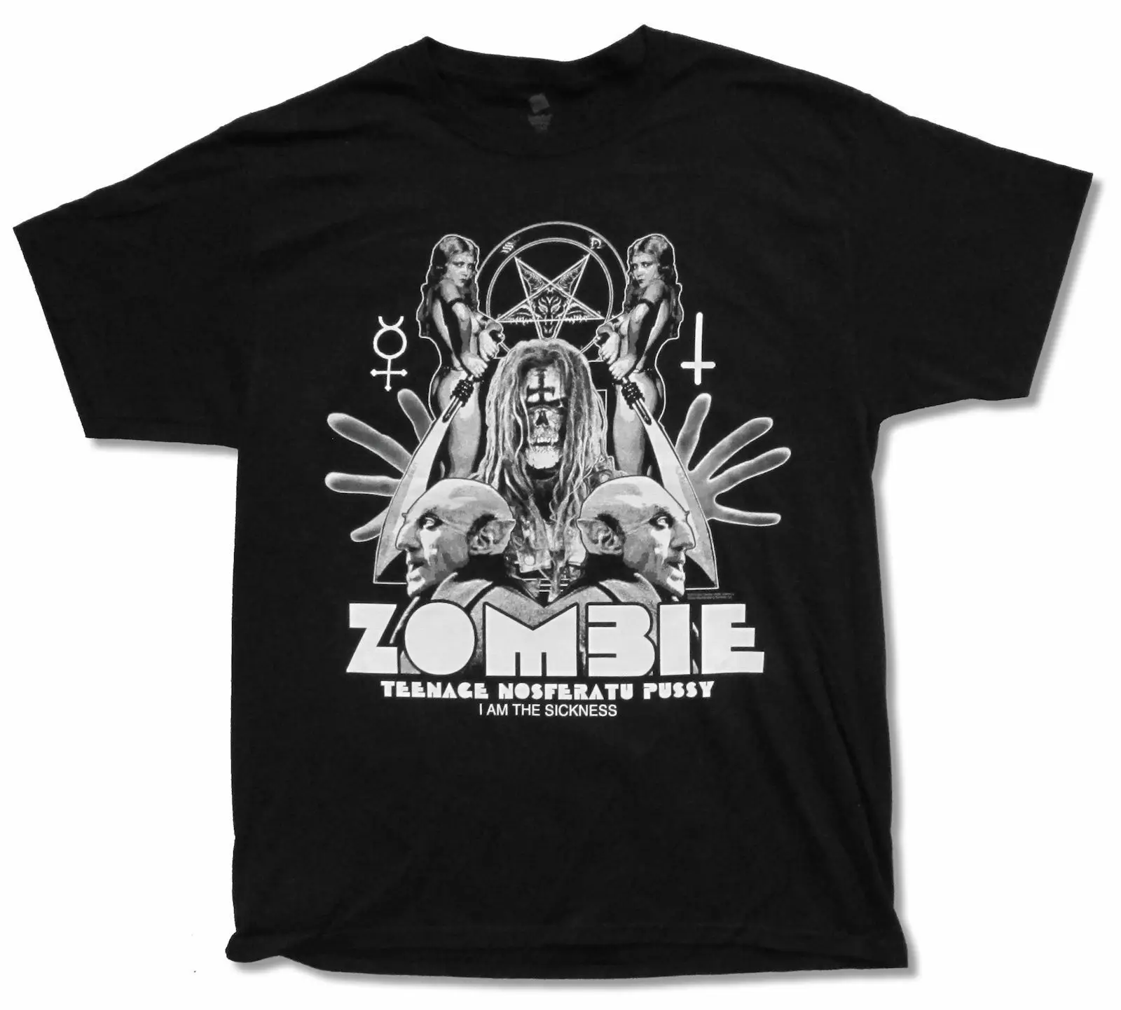

Rob Zombie Shadow Black T Shirt New Teenage NOSferatu