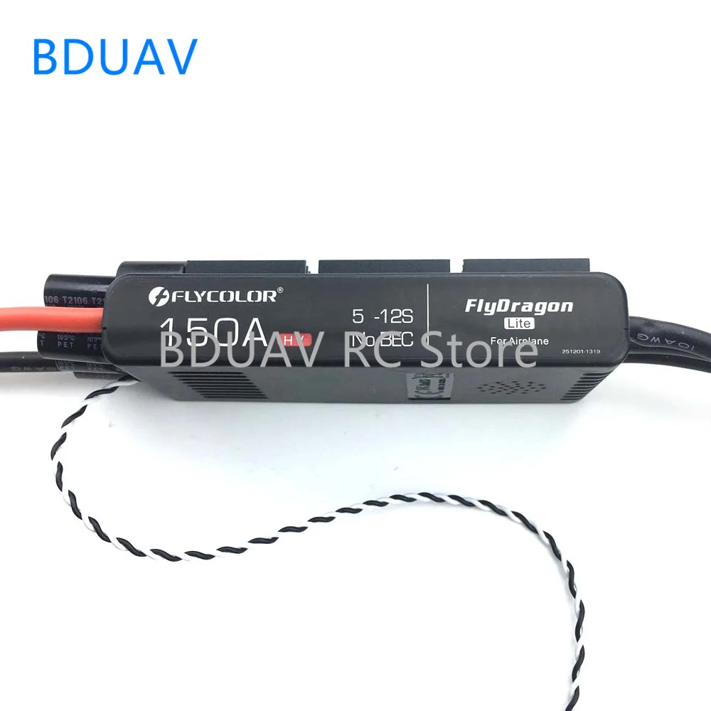 Фото 1 шт. Flycolor FlyDragon 150A ESC 5-12S HV OPTO для радиоуправляемой модели хобби, самолета, электронное управление скоростью для двигателя JP EDF №3