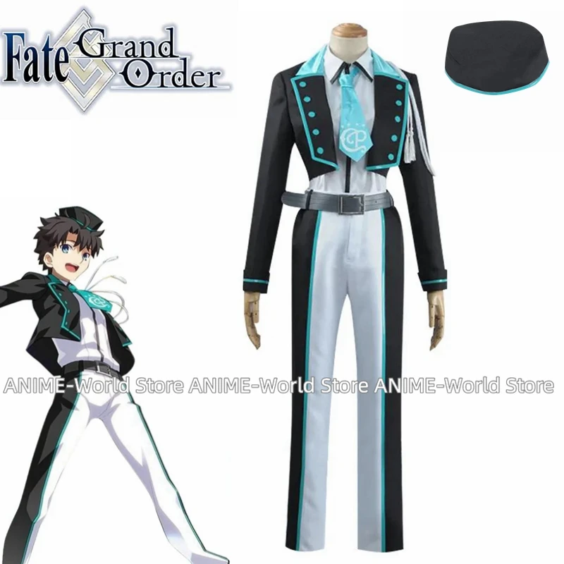 Фото Аниме Fate Grand Order Fgo Male Master Ritsuka Fujimaru Chaldea Park 4th Anniversary With Hat Косплей Костюм №1