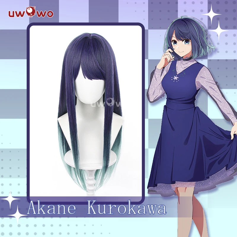 

UWOWO Anime Oshi no Ko Akane Kurokawa Cosplay Wig Long/ Short Hair