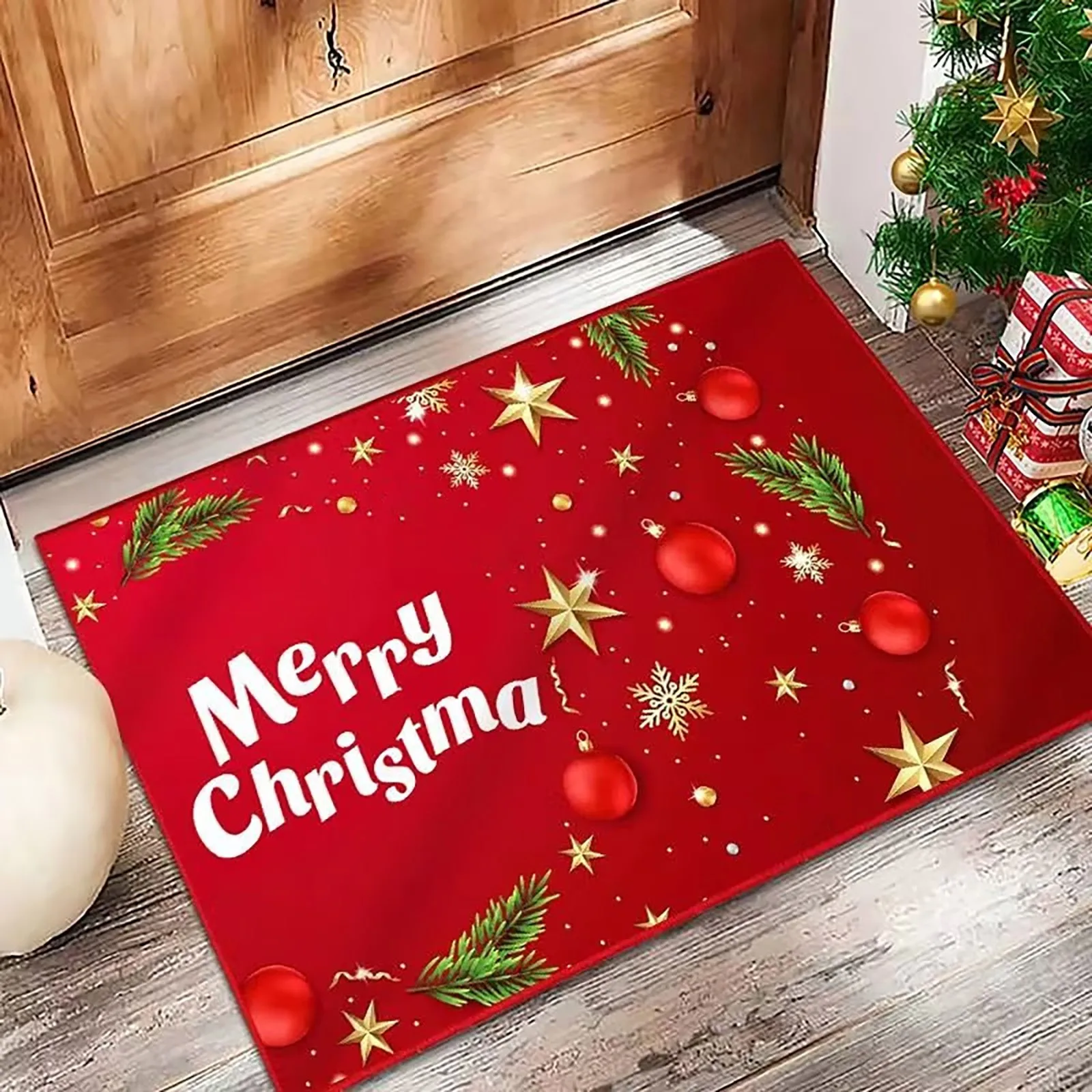 

Christmas Day Carpet Super Absorbent Microfiber Kitchen Mat Non Slip Machine Washable Christmas Knitted Blanket Throw Chunky