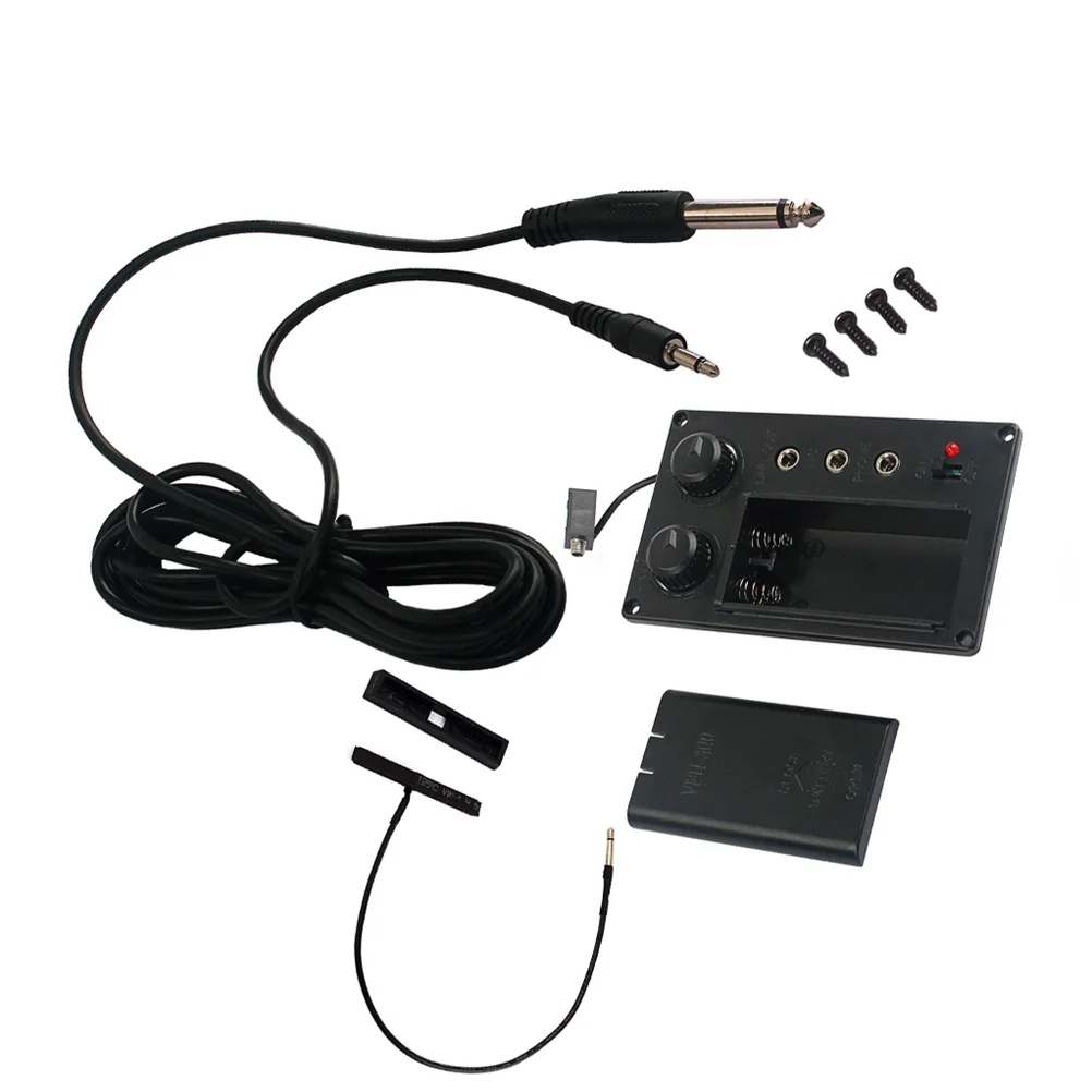 

Violin Equalizer EQ Violin Silent Mute Pickup Preamp Equalizer Violin Accessory with Violin Pickup Cable