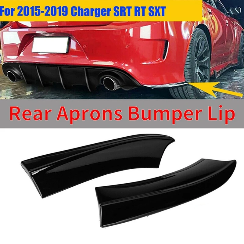 

Для Dodge Charger SRT RT SXT 2015-2023 задние лопатки бампер разделитель губ диффузор спойлер Canard