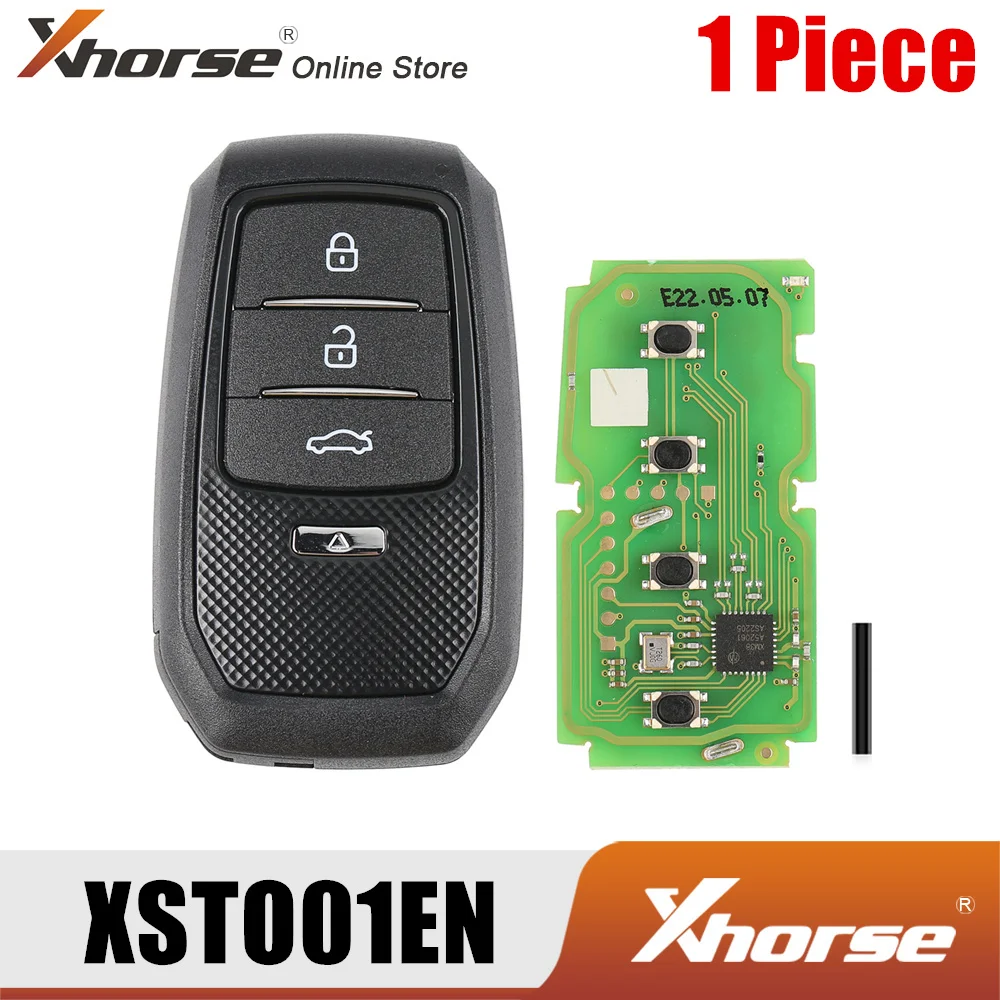 

Xhorse XSTO01EN FENG.T Univeral TOY.T Smart Key for Toyota XM38 Support 4D 8A 4A All in One