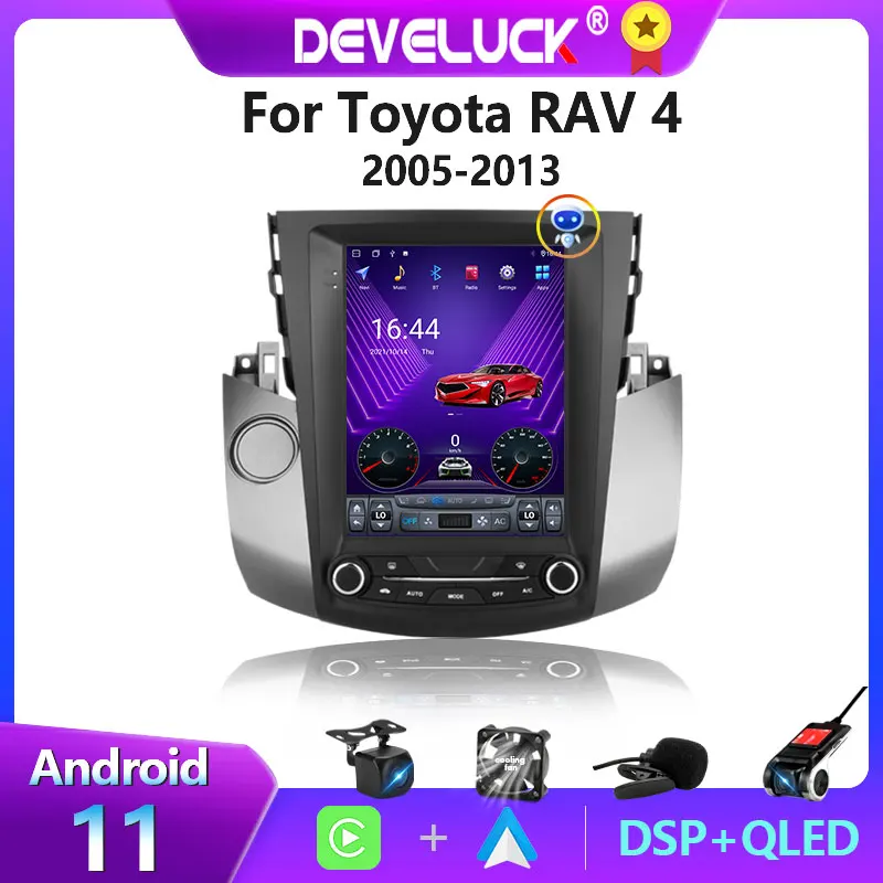 

2 Din Android 11 Car Radio For Toyota RAV4 RAV 4 2005 - 2013 9.7" Multimedia Video Player Navigation GPS Carplay Stereo IPS DSP