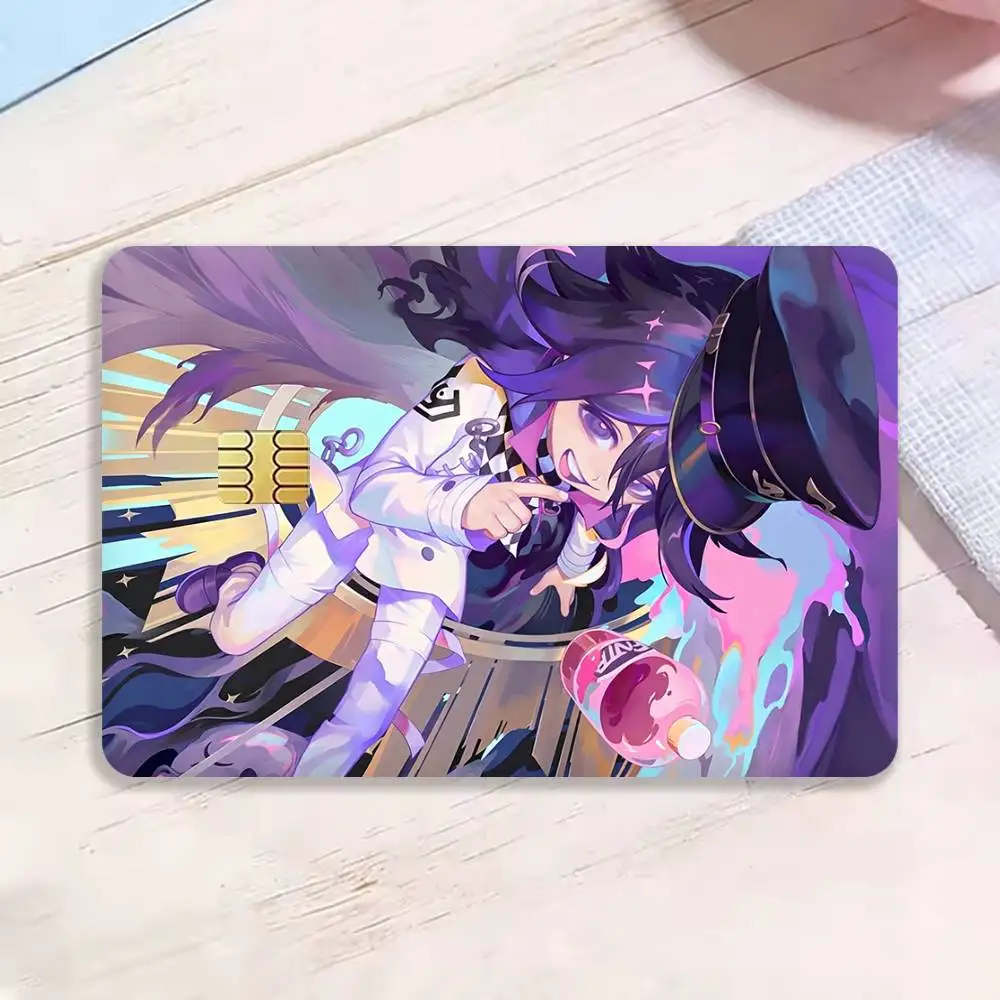 Фото Набор из 4 голографических наклеек Danganronpa V3 Kokichi Ouma для кредитных и дебетовых карт №2
