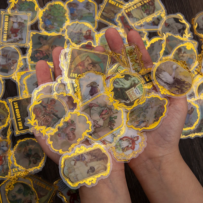 

30 шт., декоративные наклейки в стиле ретро