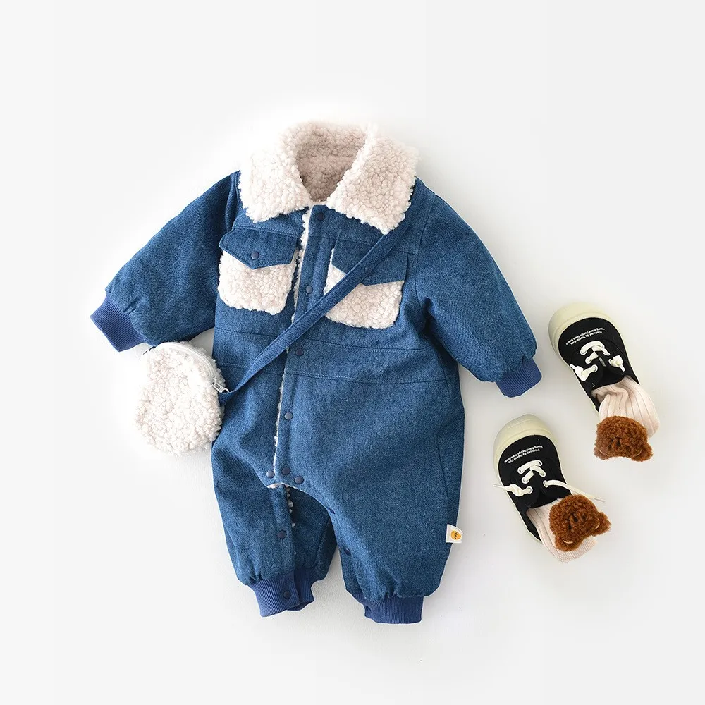 2023 осень/зима комбинезон Корейская версия Детский ковбойский костюм для