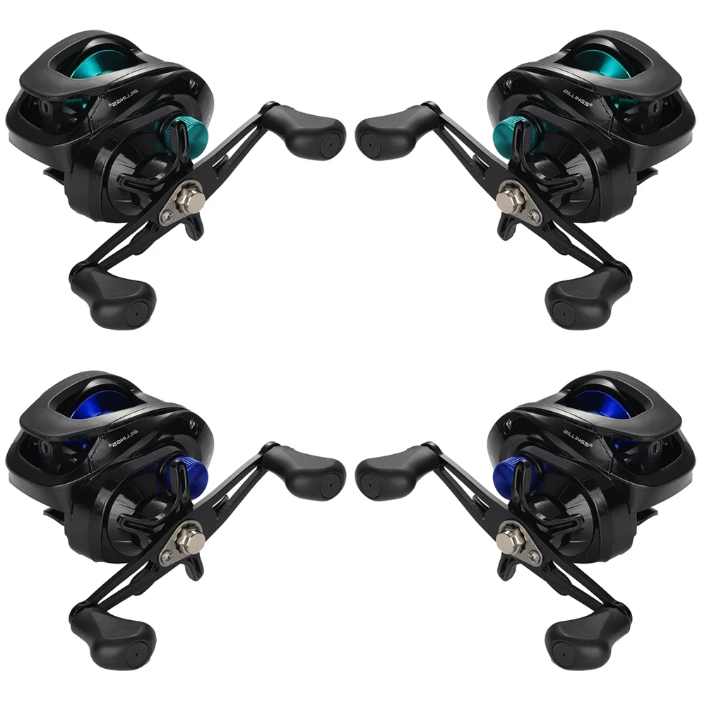 

6.3/1 Speed Ratio Right/Left Hand Low Profile Baitcasting Fishing Reel Long Shot Fishing Tackles for Outdoor
