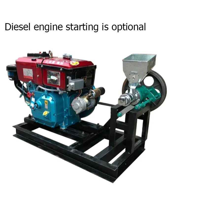 Зерновая кукурузная мука Снэк еда дизельная машина для надувания кукурузы