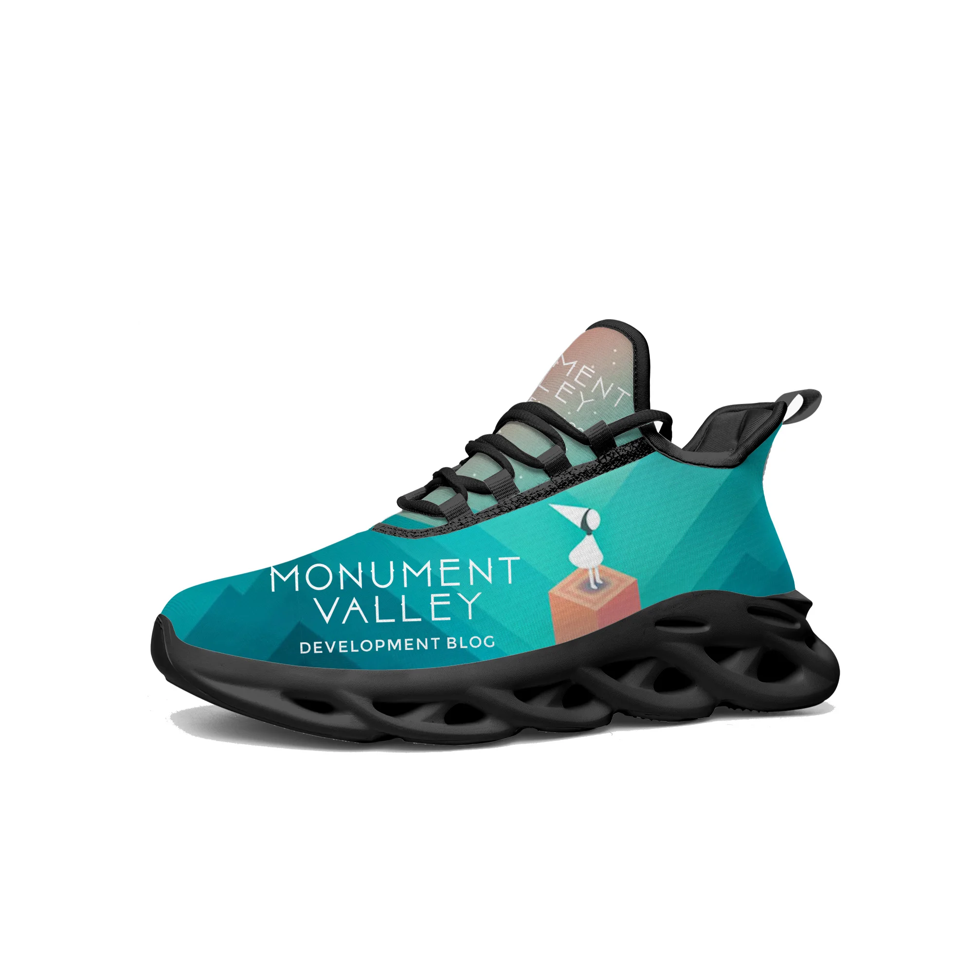 

Monument Valley Fuse Sneakers Hot Cartoon Game Mens Womens Teenager Sports Running Shoes High Quality Tailor Made Lace Up Shoes