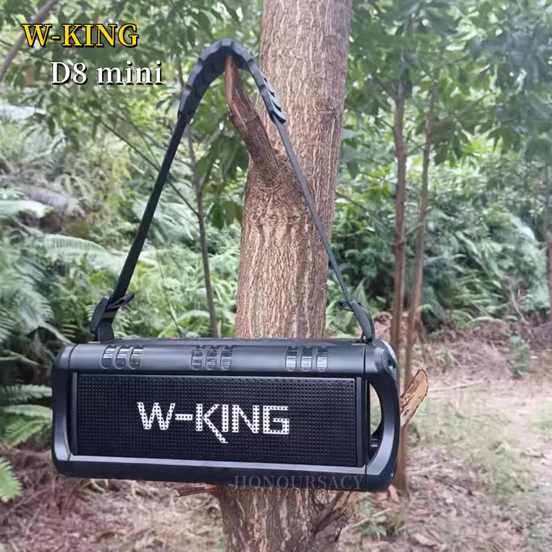 

W-KING D8 Мощный Bluetooth-динамик, портативный сабвуфер, звуковая система для домашнего кинотеатра, HIFI стерео, бас, внешний походный динамик