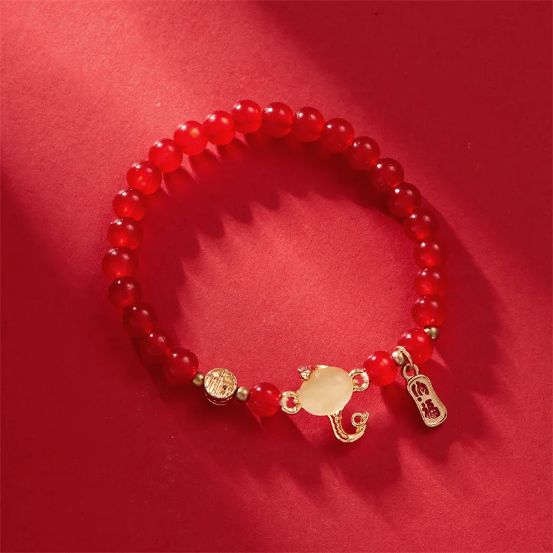 Китайский винтажный браслет в виде змеи