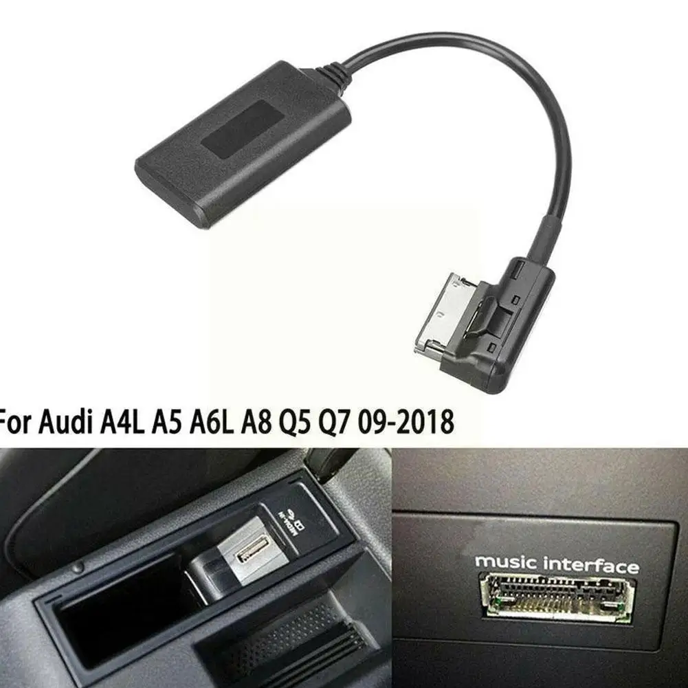 

Автомобильный Bluetooth-совместимый Usb Aux-Кабель-адаптер для аудио A5 A6 A8 Q7 Ami Mmi Bluetooth музыкальный интерфейс Aux кабель адаптер I4q9