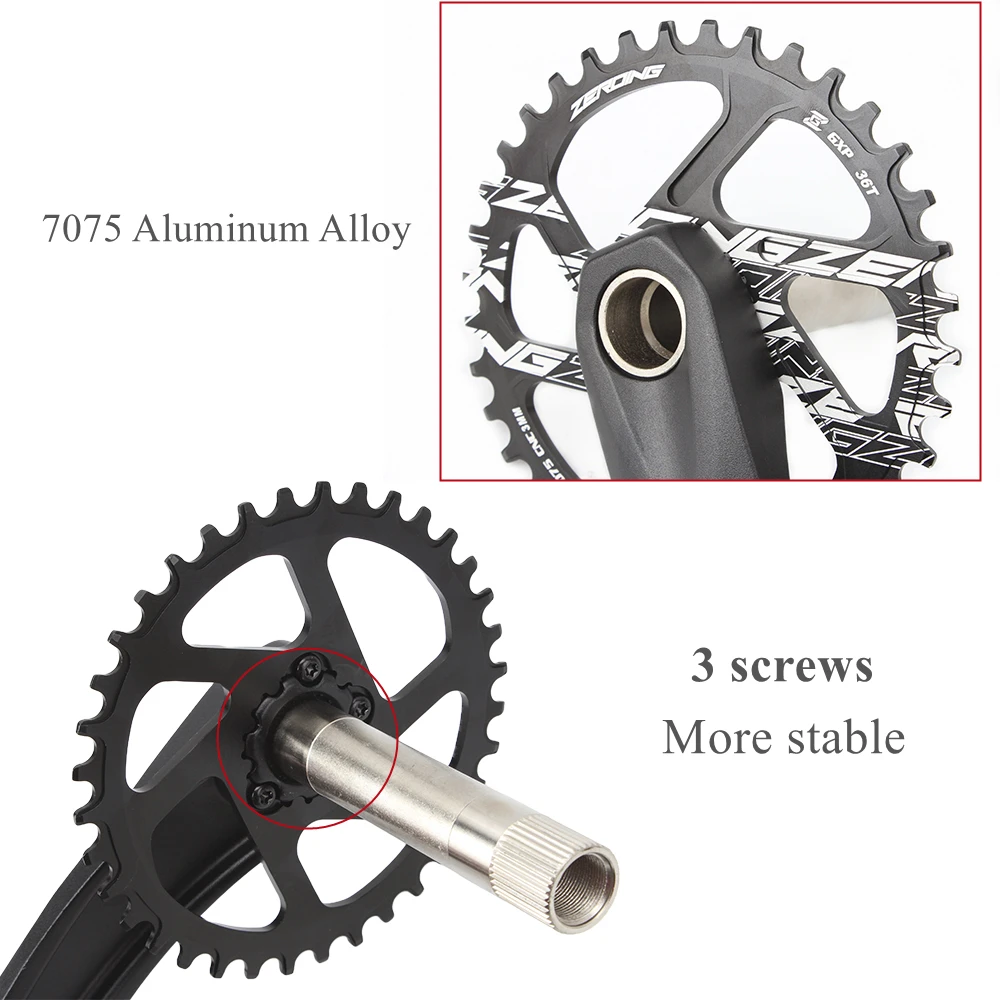 Велосипедная шатунная группа GX для горного велосипеда с интегрированной зубчатой диском 3/6 градусов GXP Chainring 175mm 32/34/36/38T с нижней кронштейном.
