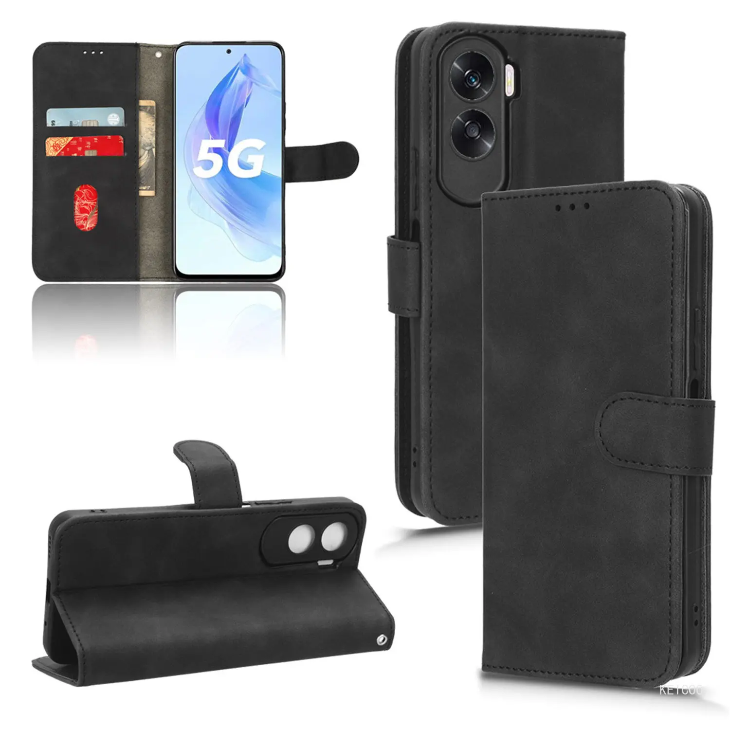 

Fashion Leather Shell for Huawei P60 Enjoy60 P Enjoy 60 X Art Pro 4G MNA-AL00 LNA-AL00 Cover Card Slot Stand Holder Phone Case