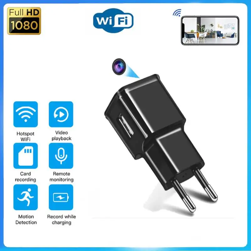 

Мини-камера видеонаблюдения 1080P с поддержкой Wi-Fi и USB