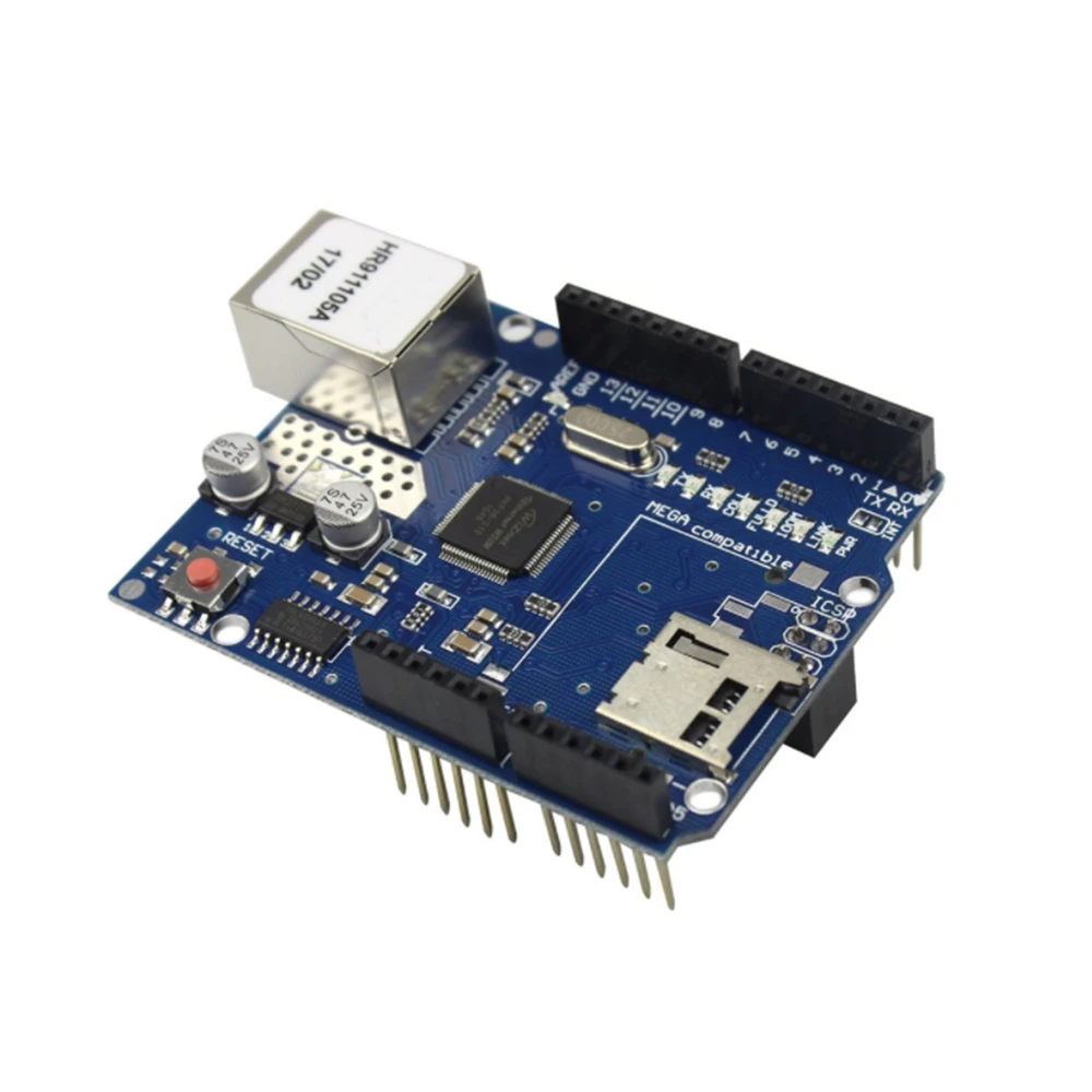

Сетевая плата расширения Mega2560 Ethernet Shield W5100 Mega 2560 R3 для Arduino
