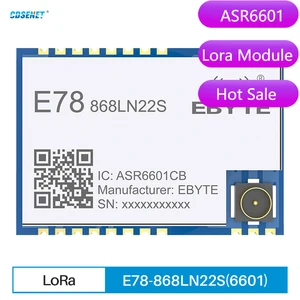 Беспроводной приемопередатчик LoRaWAN SoC ASR6601 868 МГц, LoRa модуль E78-868LN22S(6601) 22 дБм, SMD IPEX соединитель отверстия для штампов, радиоприемник TCXO RF