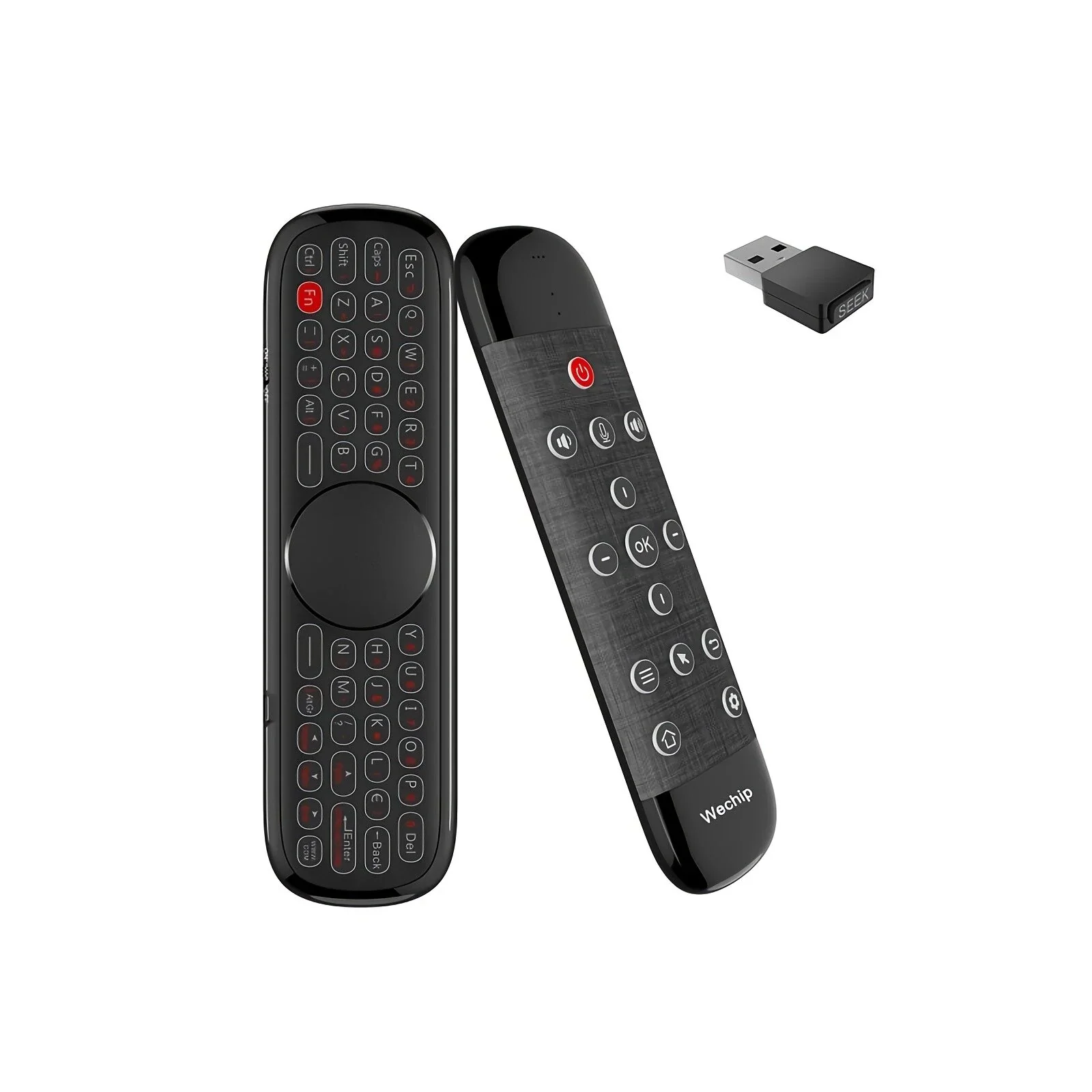 

Wechip W2 Pro Air Mouse Senza Fili 2.4g 6 Axis Gyros TouchPad Anti-Lost Function Fly Por Firestick / Android Tv Box