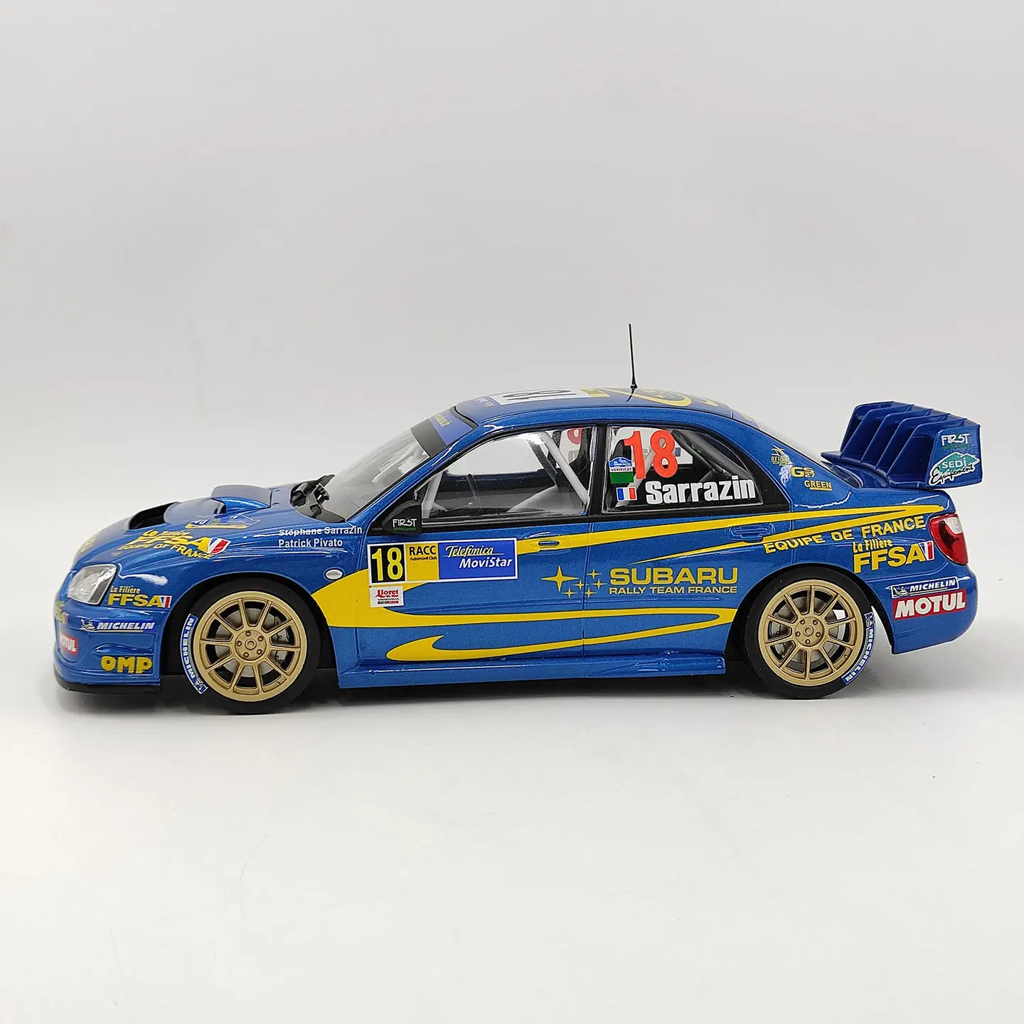 Фото Модель IXO 1:18 Subaru Impreza S9 WRC (из литого металла) # Модель автомобиля 18 Rally Alloy №2