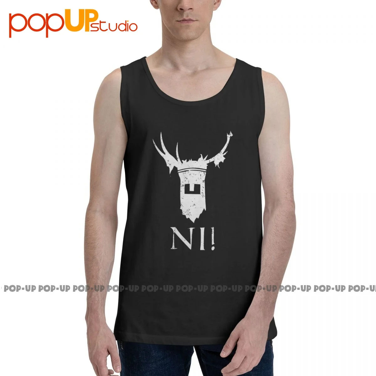 Майка Рыцари ни Монти питон и кто сказал святой грейл рыцарь топы жилет Топ