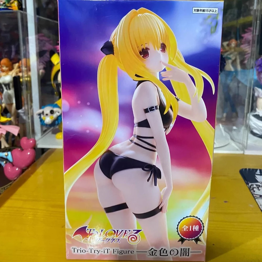 В наличии: Оригинальная фигурка FuRyu по аниме To LOVEru Darkness Golden Darkness Konjiki No Yami Trio-Try-iT, 21 см, модель, игрушка, подарок (art.: 3920d97d89581) - 3920d97d89581