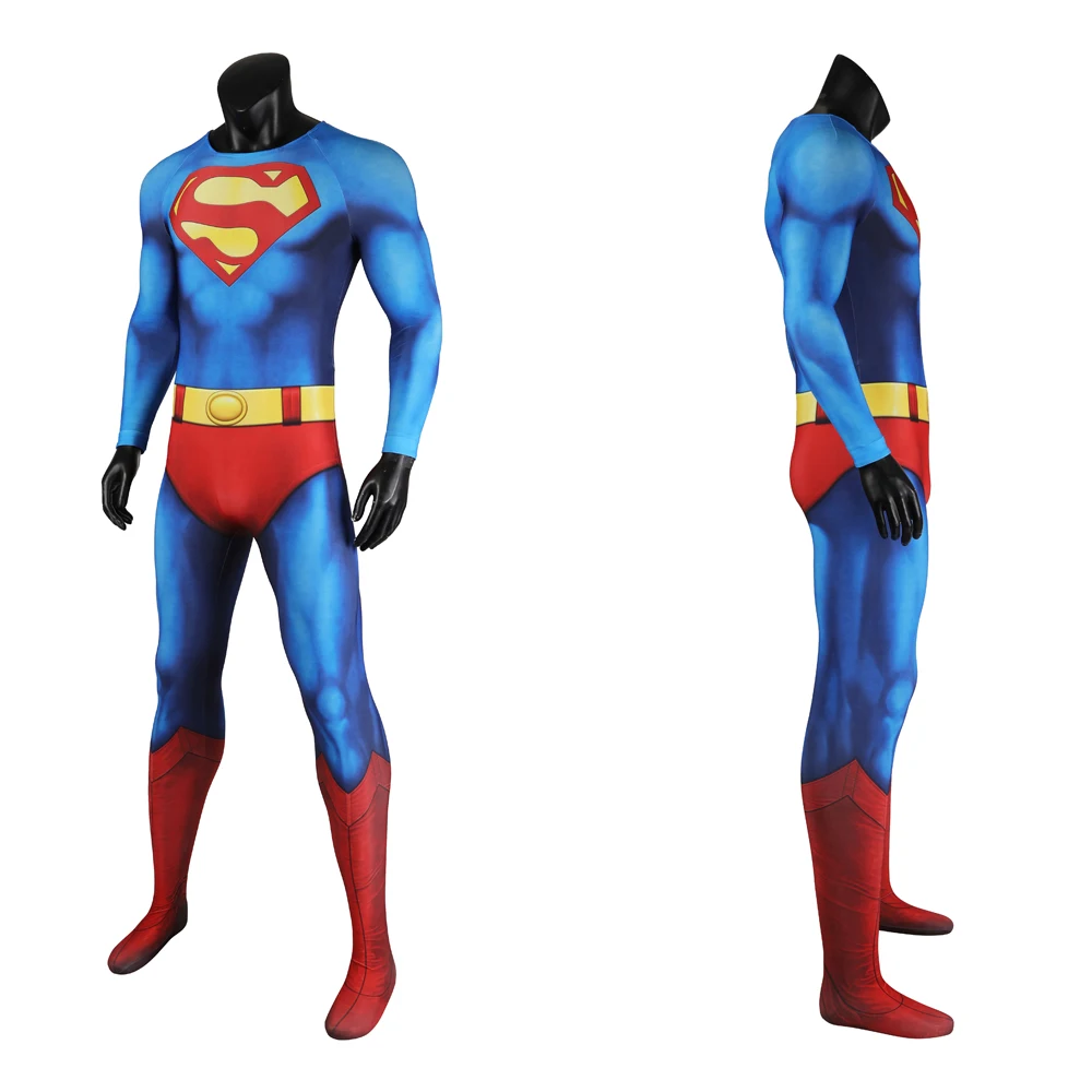 Высококачественный мужской костюм на Хэллоуин 1978 Zentai Маскировка супер Косплей