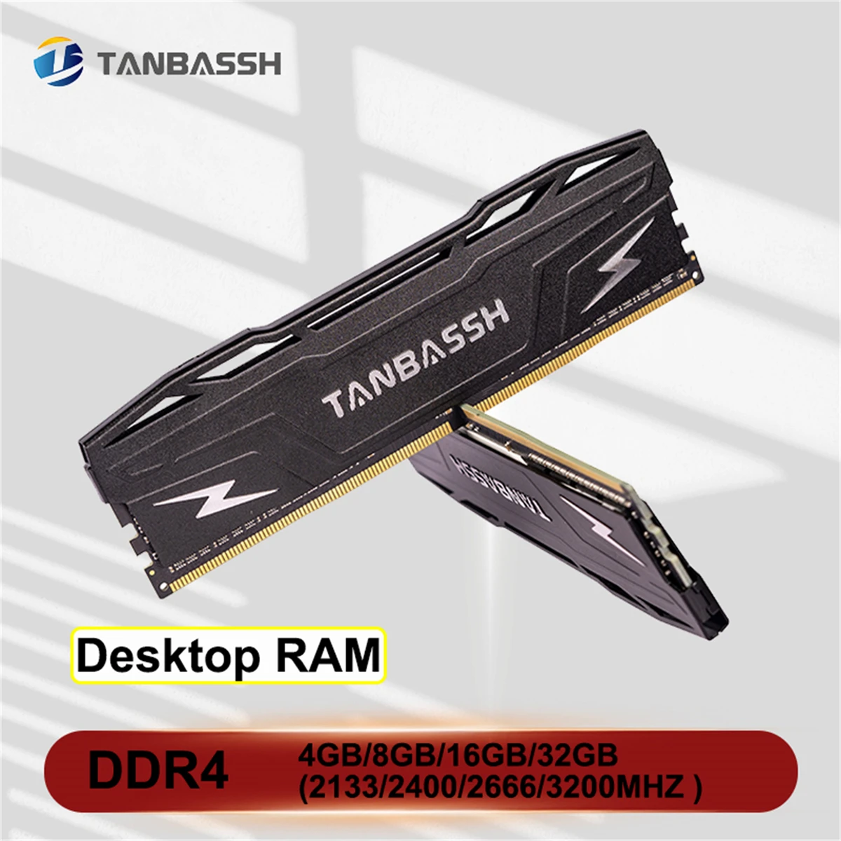 

Настольная оперативная память TANBASSH, черная радиаторная Память DDR4 RAM 4 ГБ 8 ГБ 16 ГБ 2133 2400 2666 3200 МГц ПК DIMM Ram s для Intel AMD всех материнских плат