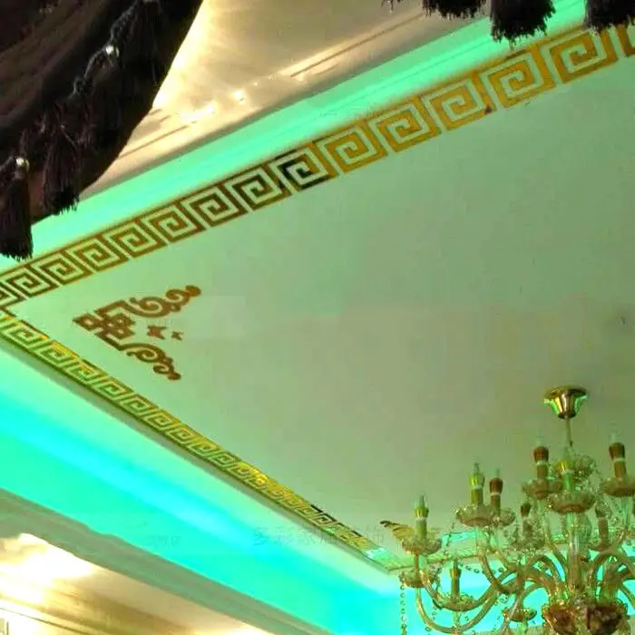 Линия талии акриловые зеркальные наклейки на стену домашний декор гостиная