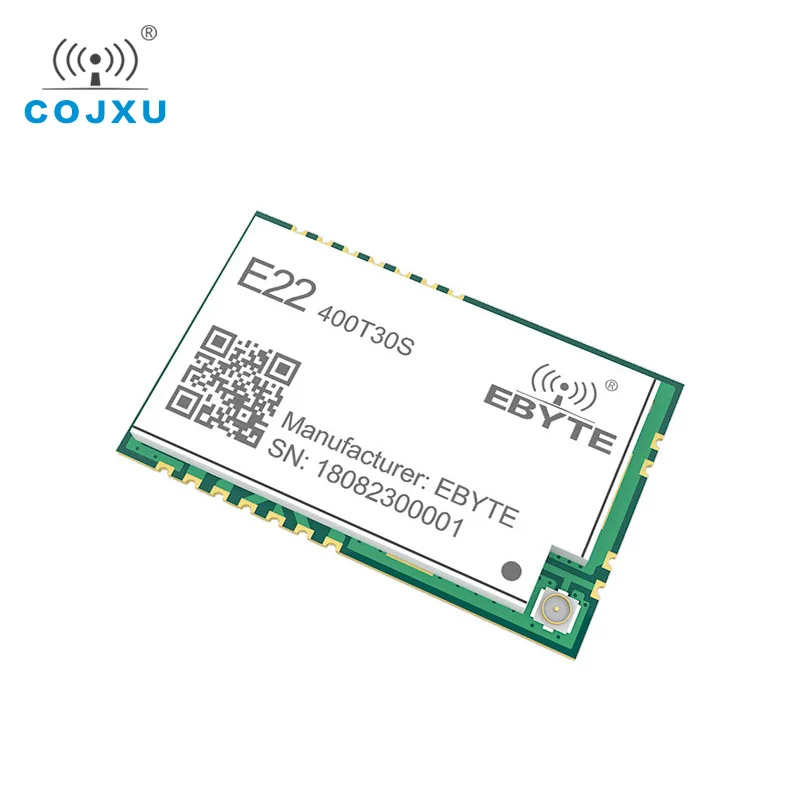 SX1268 433MHz LoRa TCXO UART Module 30dBm SMD Wireless Transceiver 1W Long Range Transmitter and Receiver cojxu E22-400T30S V2.1