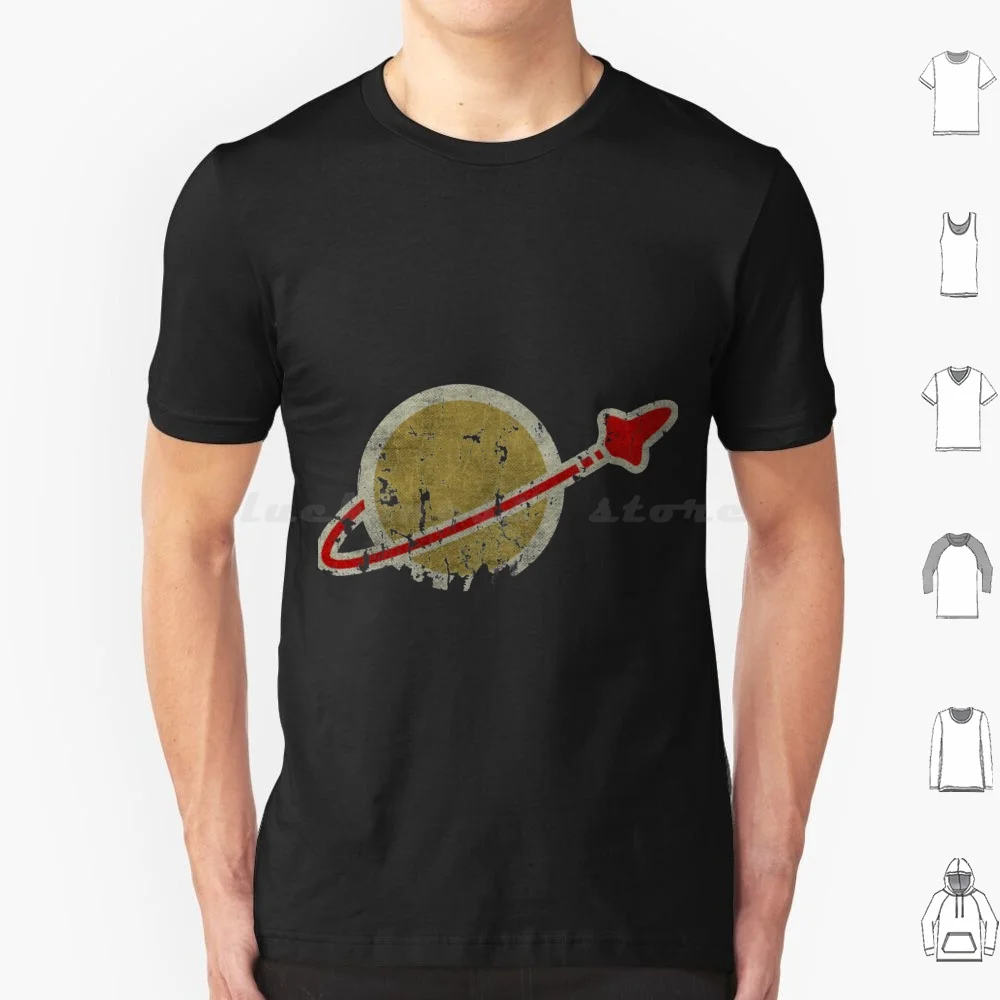 Классическая футболка с изображением космического человека-Винтажная Футболка
