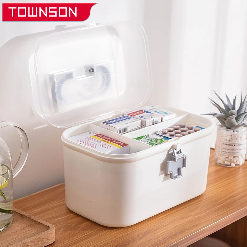 

First aid kit for home medicine organizer home storage organization medicine box medicine container Convenient organizer