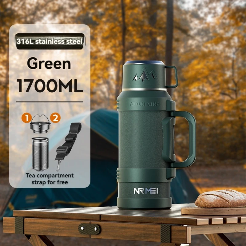 

Термос 2л nRMEi черный нержавеющая сталь