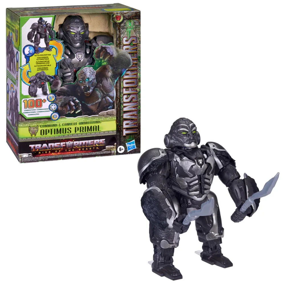 

Hasbro Hasbro Transformers Rise of the Beasts Command & Convert Animatronic Optimus Primal Robot 33cm F5496XC00 Model Handy