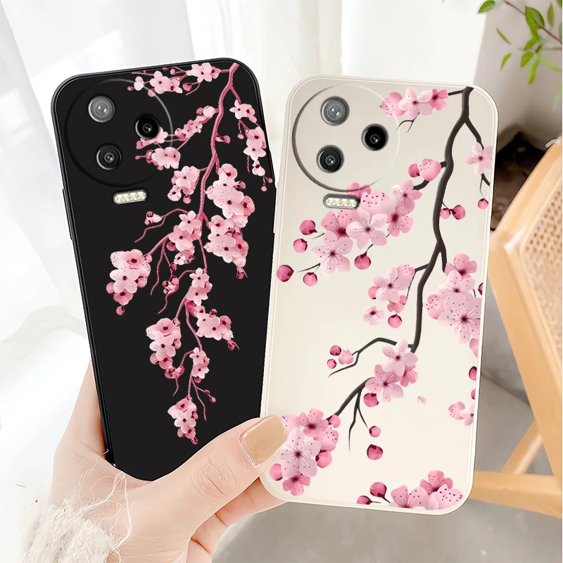Чехол для телефона с рисунком цветов для Infinix Note 60 Pro Edge 12 G88 G96 11 10 Pro 50 Pro Plus 30, противоударный матовый силиконовый мягкий чехол (art.: 3920db3de8154) - 3920db3de8154