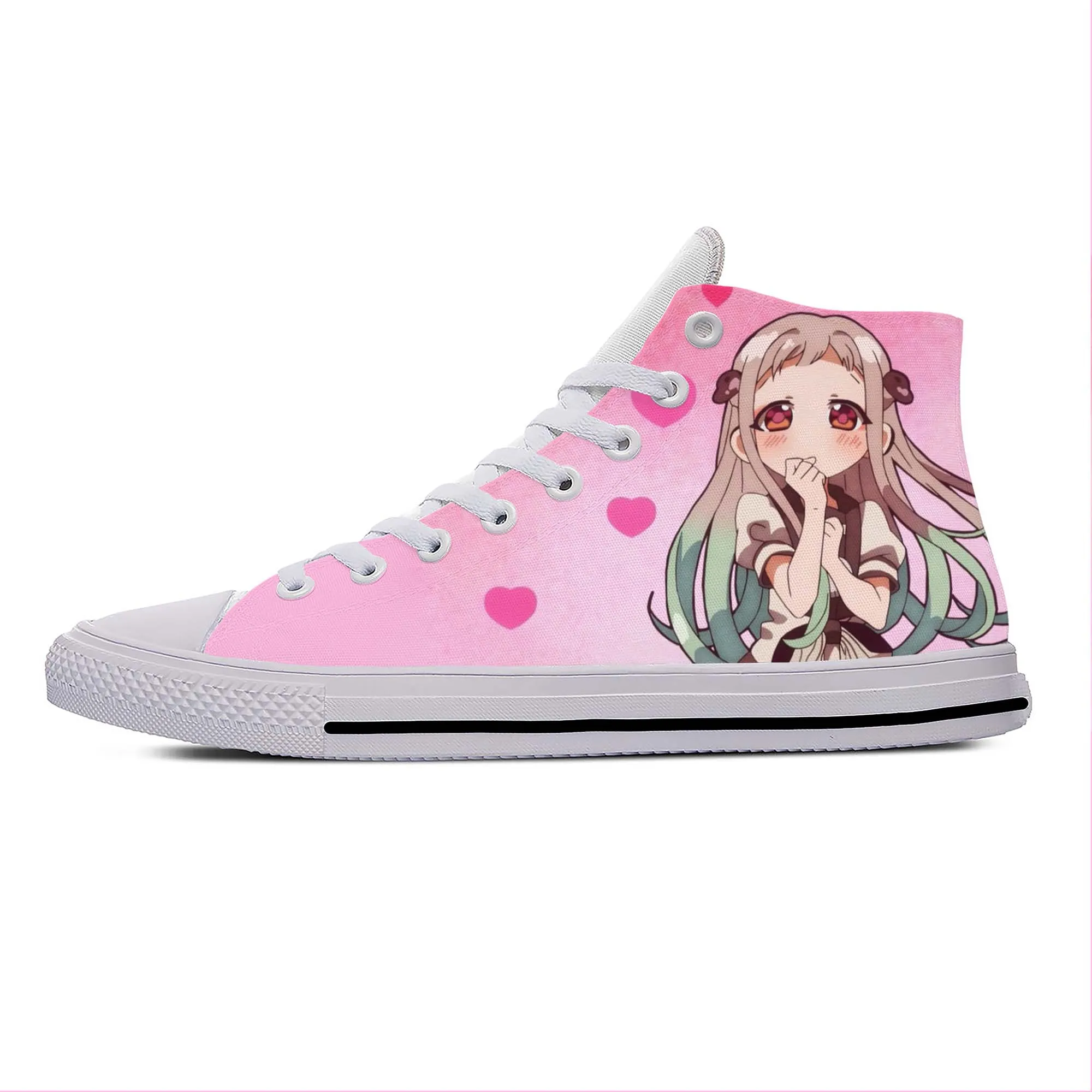 Hot Anime Manga Toilet Bound Hanako Kun Yashiro Nene Casual Shoes High Top Lightweight Board Breathable Men Women Sneakers
