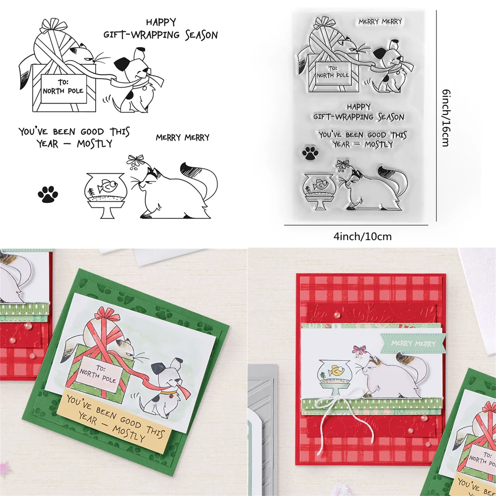 Северополюсные прозрачные штампы для рукоделия открыток фотоальбомов