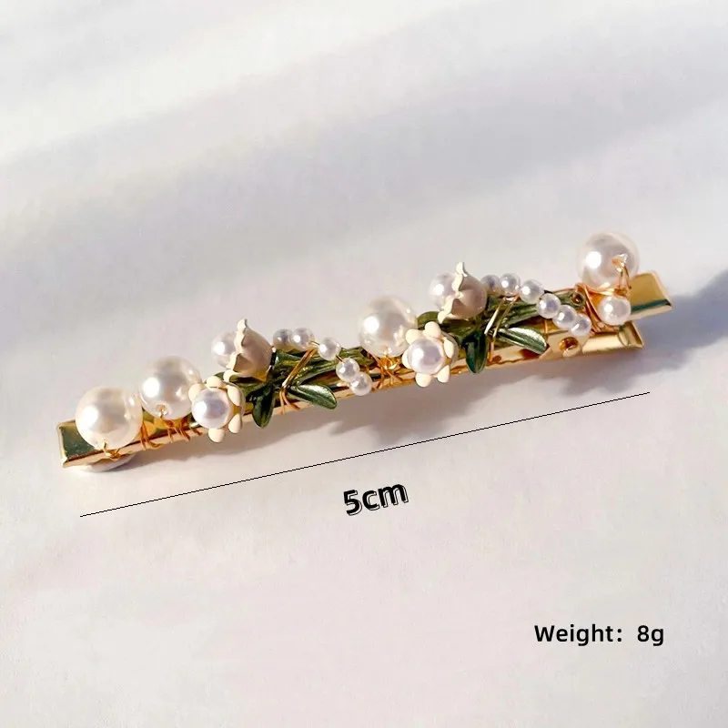 Новинка Женская Изысканная заколка с супер-волшебным жемчугом из сплава