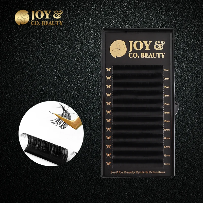Фото 12 рядов, накладные норковые ресницы JoyCo из Кореи №1