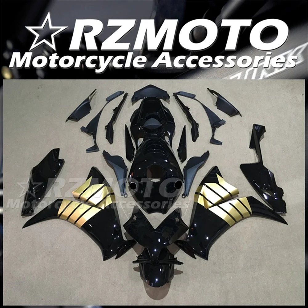 

Новый комплект обтекателей для мотоцикла ABS, подходит для HONDA CBR1000RR 2012 2013 2014 2015 2016 12 13 14 15 16, комплект кузова черного и золотого цвета