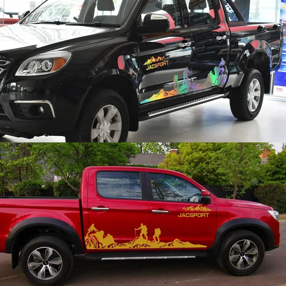 Jac Shuailing T6 T8 Pro Пикап Боковые Наклейки На Дверь Автомобиля Альпинистский Декор Пвх