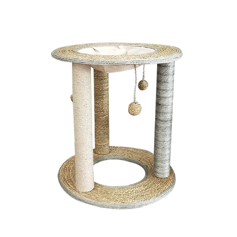 

Cat Climbing Frame High Quality Sisal Scratching Board Small Scratching Trees Cat Nest Cat Toy Sisal Climbing Frame